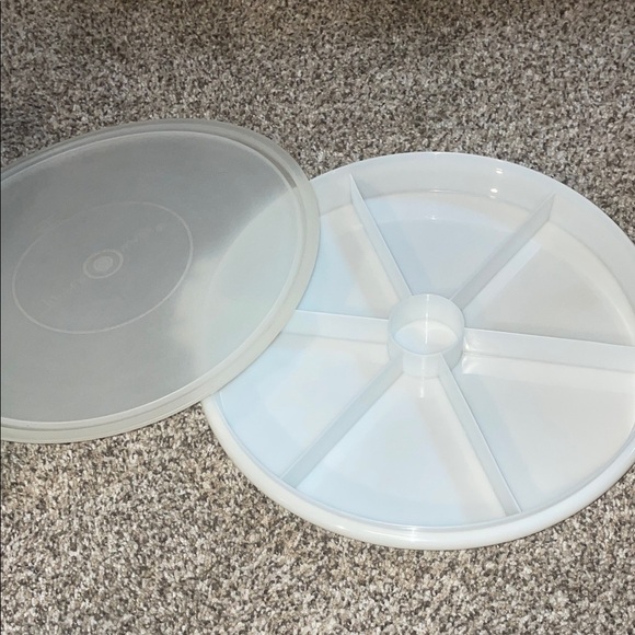 Tupperware Other - Tupperware Clear/Translucent Plastic Lid with Embossed Logo